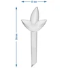 Irrigatore per piante – foglia trasparente, 120 ml - 4 