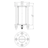 Modulo distillatore - visore - fi 48,3mm lungh. 100mm - 7 