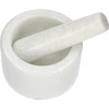 Mortaio da cucina in marmo, bianco, fi 10 cm - 2 