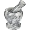 Mortaio da cucina in marmo, grigio, fi 10,5 cm - 3 