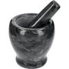 Mortaio da cucina in marmo, nero, fi 10,5 cm - 4 