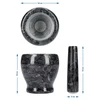 Mortaio da cucina in marmo, nero, fi 10,5 cm - 10 