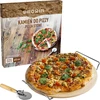 Pietra per pizza con manico e coltello, in cordierite, rotonda 33 cm - 7 