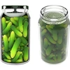 Pressa - setaccio per conserve, fermentati e aceto - per barattoli fi 100 mm - 12 pezzi - 5 