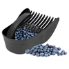 Raccoglitore per piccoli frutti in plastica, nero - 5 