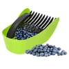 Raccoglitore per piccoli frutti, verde, in plastica - 5 
