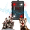 Repellente per martore e roditori per auto e ambienti (ultrasuoni + LED) - 16 