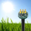 Repellente solare per talpe con lampada LED - 10 