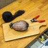 Rete per salumi nera di dimensioni 18 cm x 5 m, con resistenza termica fino a 220°C - 5 