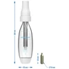 Saturatore per acqua e bevande + 10 cartucce - 8 
