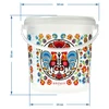 Secchio alimentare GWIOZDA - con coperchio, 10 L - 6 