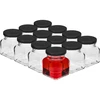 Set 12 x barattolo 120ml + 30 etichette per spezie - 3 