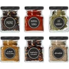 Set 12 x barattolo 120ml + 30 etichette per spezie - 14 