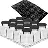 Set 12 x barattolo 150ml + 30 etichette per spezie - 5 