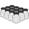 Set 12 x barattolo 150ml + 30 etichette per spezie - 2 