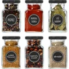 Set 12 x barattolo 150ml + 30 etichette per spezie - 16 