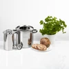 Set con mantello d'acqua - pressa per prosciutto 1,5 kg + pentola - 19 
