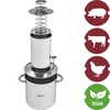 Set con mantello d'acqua - pressa per prosciutto 1,5 kg + pentola - 8 