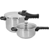 Set di pentole a pressione in acciaio inox, 4 e 6 L - 2 
