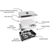 Set universale - affumicatore da balcone - 5 