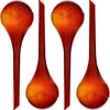 Sfere di irrigazione per piante, ambra trasparente, 400 ml, 4 pezzi - 5 