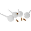 Sfere irriganti per piante, bianche semitrasparenti con tappo, 400ml, 4 pezzi - 3 