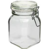 Słoik Comfort 750 ml kwadrat. zamykany hermetycznie - 3 słoik na przetwory, słoiki na przetwory, słoik zwykły, zwykłe słoiki, tanie słoiki