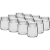 Słoik twist-off 212 ml, fi 66 - 12 szt. ['słoik szklany 200 ml', ' słoik 212 ml', ' słoiczki szklane', ' małe słoiki', ' słoiki z zakrętkami', ' słoiczki szklane', ' słoiki na przetwory', ' słoiczki na dżem', ' słoik zakrętki owoce', ' słoik na przyprawy', ' słoik na konfitury']