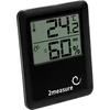 Stacja pogodowa – elektroniczna, bezprzewodowa, czarna - 10 stacja pogodowa, domowa stacja pogodowa, temperatura, temperatura otoczenia, kontrola temperatury, termometr elektroniczny, termometr wewnętrzny, wilgotnościomierz, termometr z higrometrem, termometr z wilgotnościomierzem, wilgotnościomierz powietrza, stacja pogodowa