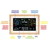 Stazione meteo (RCC,DCF) - elettronica, senza fili, retroilluminata, sensore, bianca - 8 
