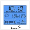 Stazione meteorologica – elettronica, retroilluminata, sonda, bianca - 2 