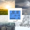 Stazione meteorologica – elettronica, retroilluminata, sonda, bianca - 13 