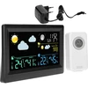 Stazione meteorologica elettronica – wireless, con sensore, nera - 3 