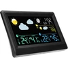 Stazione meteorologica elettronica – wireless, con sensore, nera - 3 