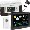 Stazione meteorologica elettronica – wireless, con sensore, nera - 7 