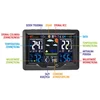 Stazione meteorologica RCC, DCF – elettronica, retroilluminata, wireless, sensore, nera - 10 