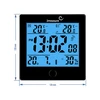 Stazione meteorologica RCC, DCF – elettronica, wireless, sensore retroilluminato, nero - 8 