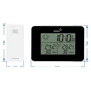 Stazione meteorologica RCC – elettronica, wireless, sensore retroilluminato, nera - 12 