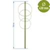 Supporto ad anello per piante 3 anelli 1,2m - 2 