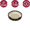Tappo fi 43/4 nero - 10 pezzi - 6 