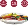 Tappo fi 66/4 frutta su sfondo bianco - 10 pezzi - 3 