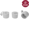 Tappo per damigiana fi 43 mm con chiusura - 2 