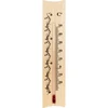 Termometr pokojowy ze wzorkiem (-20°C do +50°C) 18cm ['termometr wewnętrzny', ' termometr pokojowy', ' termometr do wewnątrz', ' termometr domowy', ' termometr', ' termometr drewniany pokojowy', ' termometr czytelna skala', ' termometr ze wzmocnioną kapilarą']