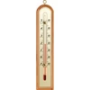 Termometr pokojowy ze złotą skalą (-10°C do +50°C) 22cm, mix - 3 termometr wewnętrzny, termometr pokojowy, termometr do wewnątrz, termometr domowy, termometr, termometr drewniany pokojowy, termometr czytelna skala, termometr srebrna skala, termometr złota skala, termometr do powieszenia, tradycyjny termometr