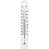 Termometr uniwersalny (-30 do +50°C), 17 cm, biały ['termometr', ' termometr uniwersalny', ' termometr z tworzywa', ' termometr czytelna skala', ' termometr z podwójną skalą w °C i °F', ' termometr do pomieszczeń o dużej wilgotności', ' termometr zewnętrzny do -30°C', ' termometr odporny na wilgoć', ' termometr w kolorze białym', ' solidny termometr']