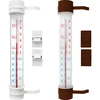 Termometr zewnętrzny (-50°C do +50°C) 27cm mix - 8 termometr zaokienny, jaka temperatura, temperatura zewnętrzna, termometr rurkowy