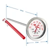 Termometro con doppia scala (30°C a 100°C) / (50°C a 300°C) 13,0cm - 3 