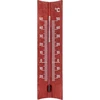 Termometro da camera in legno (-20 a +50°C), colore mogano, 15 cm  - 1 
