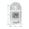 Termometro elettronico con ventosa (-20°C a +50°C) - 3 