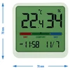 Termometro elettronico da interno, bianco - 9 